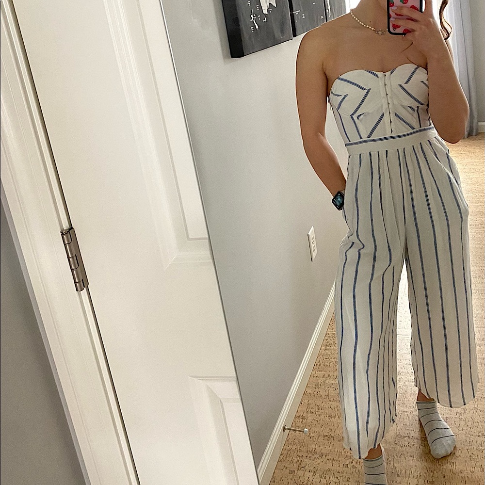 Strapless american eagle jumpsuit